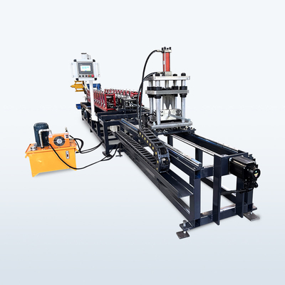 C-staaf rollenvormende machine met hydraulisch snijsysteem