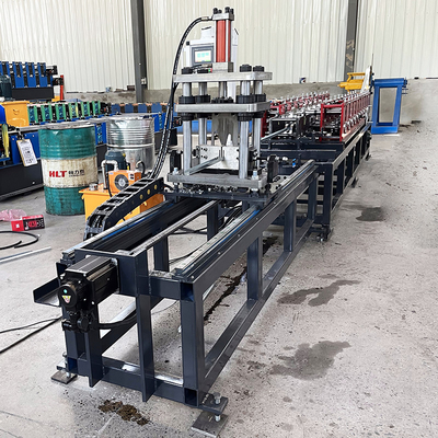C-staaf rollenvormende machine met hydraulisch snijsysteem