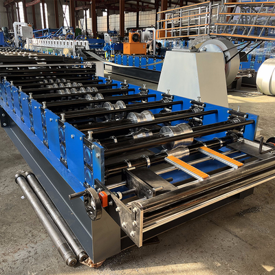 Staalprofiel Dubbele laag hoge rib Zimbabwe Populaire dakplaat rolvormende machine