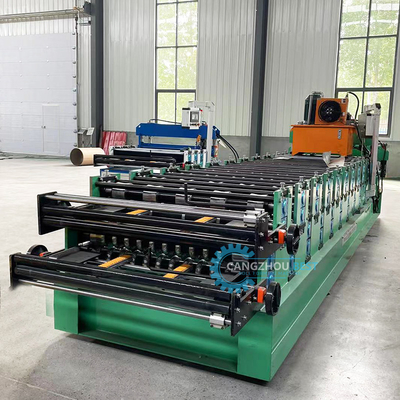 YX840&amp;836 Staalprofiel Dubbellaag dakbedekking Kleurplaat rollen vormen machine