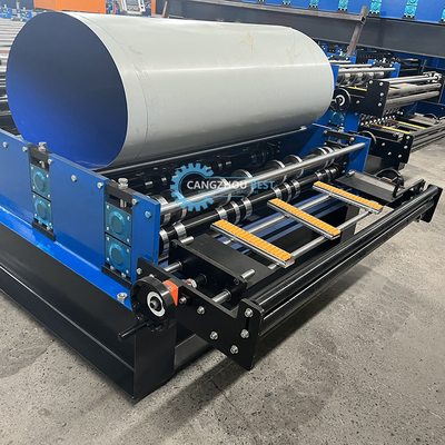 Peru Populaire Tr4&amp;Tr5 Dubbele laag staalprofiel gegalvaniseerd zinkcoating dak rollen vormen machine