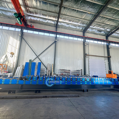 Dubbellaag staal gegolfd &amp; Trapezadial kleur staal dakplaat rolvormende machine
