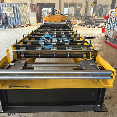 Mexico Eénlaag PLC-besturingssysteem dakplaat rollenvormende machine