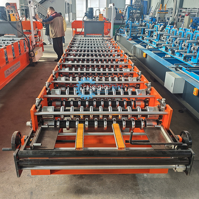 Kleurstaal gegolfd profiel enkellagig rollenvormende machine