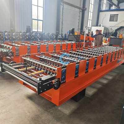 Kleurstaal gegolfd profiel enkellagig rollenvormende machine