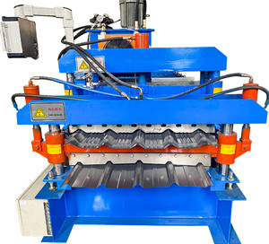 Delta PLC 15-20m/min snelheid Dubbele laag rollvormende machine Gebruikersvriendelijk ontwerp