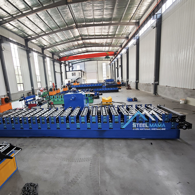 Stalen tegel dubbellagig rollenvormende machine Delta PLC