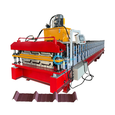 Automatische werking van de stalen dakplaat voor vloeiende productie