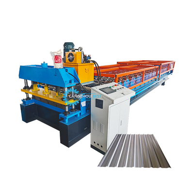 Automatische PPGI GI-afgesneden staalprofiel dakplaat rollenvormende machine