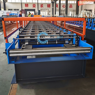 Automatische PPGI GI-afgesneden staalprofiel dakplaat rollenvormende machine