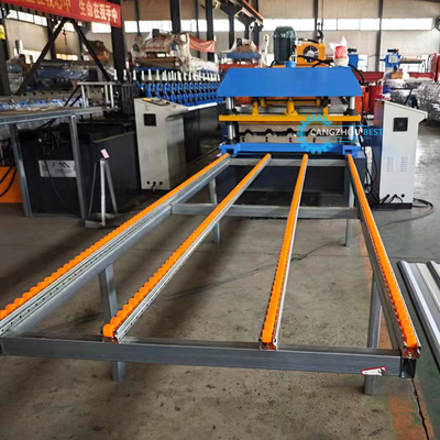 Automatische PPGI GI-afgesneden staalprofiel dakplaat rollenvormende machine