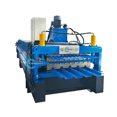 0.14 MM TO 0.3 MM Dubbele laag staalprofiel dakplaat rolvormende machine