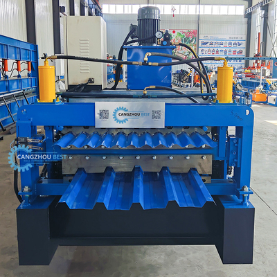 IBR 686 golfmatige 762 staalprofiel dubbele laag dakplaat rollen vormmachine