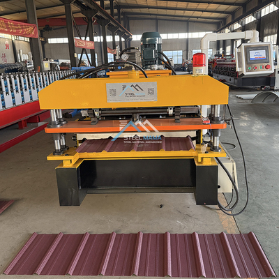PLC-besturingssysteem Metalen dakbedekkingsmachine voor 0,3 mm-0,8 mm