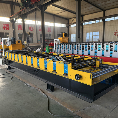 PLC-besturingssysteem Metalen dakbedekkingsmachine voor 0,3 mm-0,8 mm