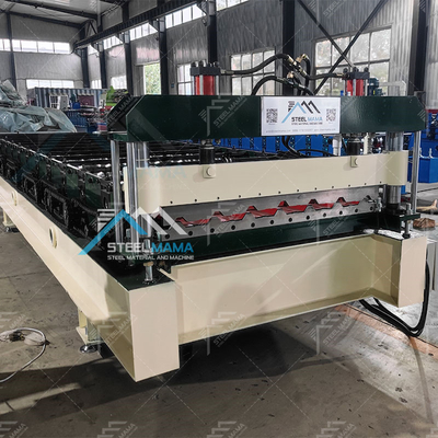 Koud materiaal dikte 0,3-0,8 mm Metalen dakpaneel machine efficiënt produceren