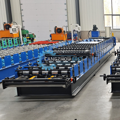 Hydraulisch snijden 45 Stalen dakplaatmachine laag geluid