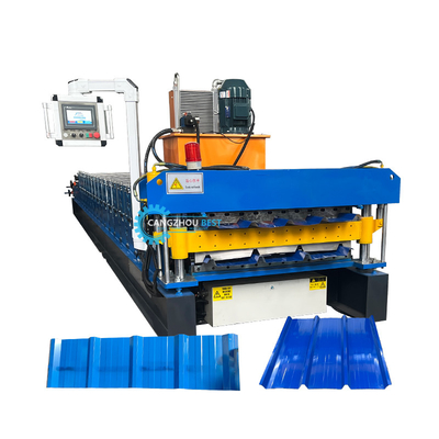 15-20m/min Dubbellaag Roofing Roll Forming Machine voor aangepaste breedte productiebehoeften
