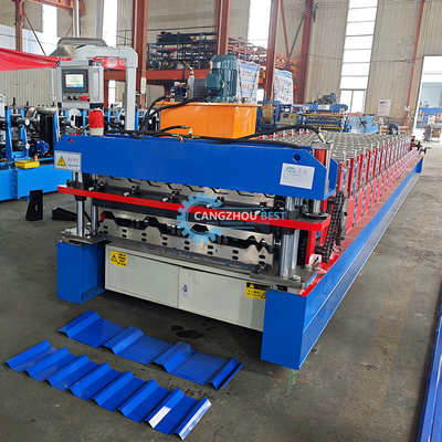 Twee profielen in één rollen vormmachine voor PPGI grondstof en snelle productiesnelheid