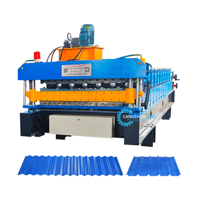 0.6mm dakplaat rollen vormmachine door Delta PLC voor grote projecten