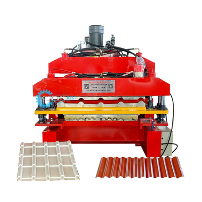 PPGI dubbele laag rollenvormende machine automatische delta-omvormer