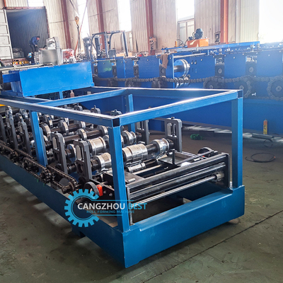 Hydraulisch afgesneden gegalvaniseerd staalprofiel Draagbare Kr18 staande naad dakrolvormende machine