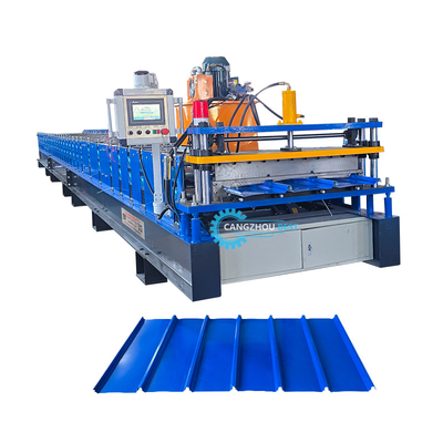 Indonesische Poular 980 Klip Lock Profile Roof Sheet Roll Forming Machine