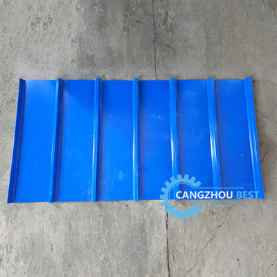 Indonesische Poular 980 Klip Lock Profile Roof Sheet Roll Forming Machine