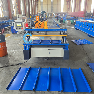 Indonesische Poular 980 Klip Lock Profile Roof Sheet Roll Forming Machine