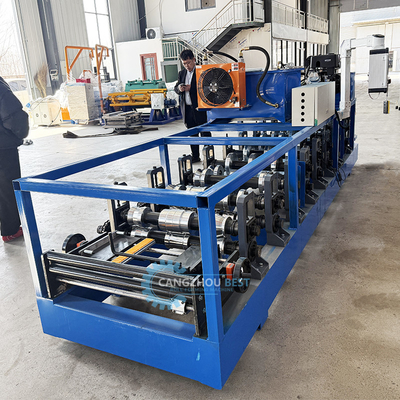 Op maat gemaakte draagbare Kr18 staande naad dakplaat rollen vormmachine met auto naamer