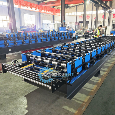 Zuid-Afrika Eénlaag 686 IBR Hoogrippen Roof Profiel Roll Forming Machine
