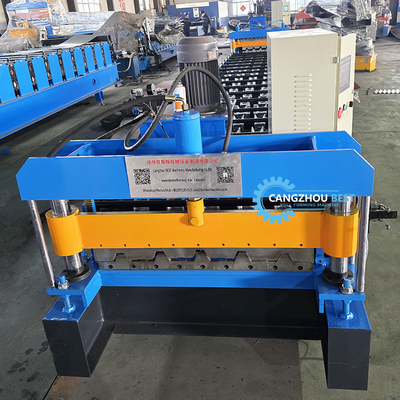 Kleurstaal Hoogripsstaalprofiel IBR Trapezoïdale dakplaat rollvormende machine