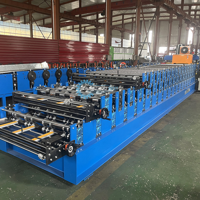 Drielagig gegalvaniseerd daktegel Trapezodiaal dakplaat rollen vormmachine