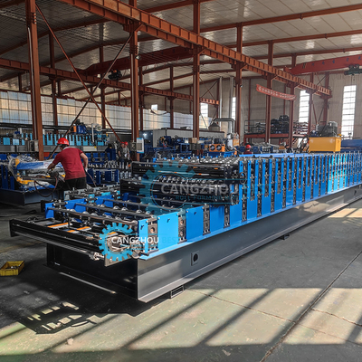 Chili Populaire Zee Tile Gekrompen Tr4 Drielagig Roofplaat Roll Forming Machine