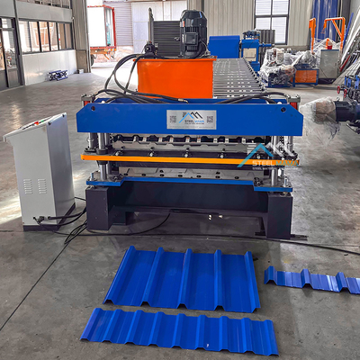 Delta PLC-gecontroleerde dubbele laag dakplaatmachine