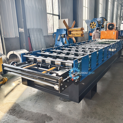 Hydraulische rolvormende machine voor metalen daktegels met hoge snelheid
