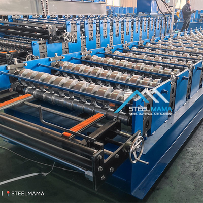 Automatische daktegel rollen vormmachine met PLC-besturing 3 kW