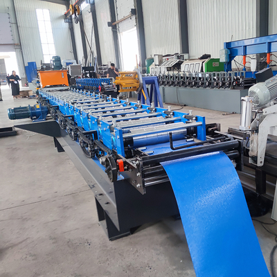 Kleurstaal dubbele zelfvergrendeling staal metalen profiel dakplaat rollen vormmachine