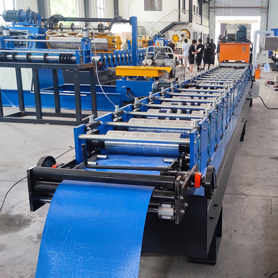 Kleurstaal dubbele zelfvergrendeling staal metalen profiel dakplaat rollen vormmachine