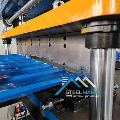 Hoogwaardige en goedkope dakplaatproductiemachine, metalen dakpanrolvormmachine