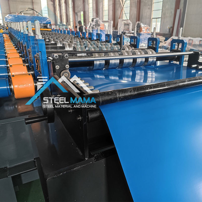 Hoogwaardige en goedkope dakplaatproductiemachine, metalen dakpanrolvormmachine