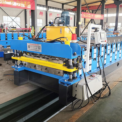 Peru popular high-performance fully automatic TR4 and TR5 trapezoidal roofing sheet double-layer machine