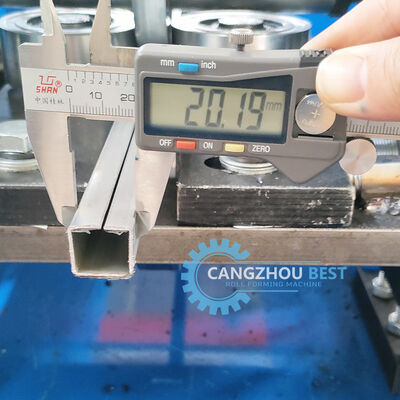 20x20mm Small Size Steel Profile Laser Welding Square Tube Making Roll Forming Machine