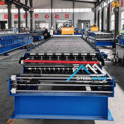 Dubbellaagse golf- en geglazuurde tegelvormmachine