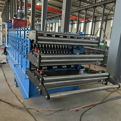 Verzinkt Stalen Profiel Afrika Populaire Drie Laags Dakplaat Roll Forming Machine