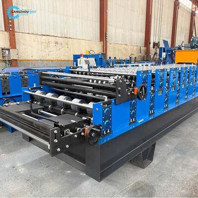 Dubbele laag trapezodiaal IBR-plaat 840&836 gegolfde plaat dakbedekking rollenvormende machine