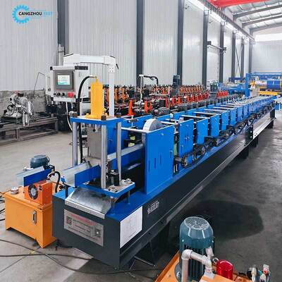 Africa Popular Steel Profile Color Steel PPGI K Gutter Making Roll Forming Machine 