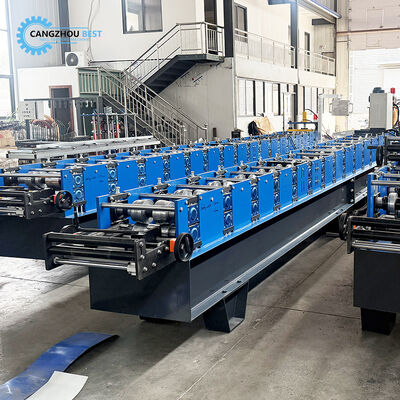Customized Steel Profile PLC Control Auto Corner Edge Roll Forming Machine