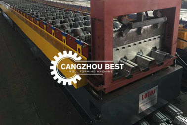 Spiraalbreedte 1250mm Metalen staal gegalvaniseerde vloerdekplaat rollenvormende machine