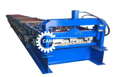 Gegalvaniseerde staal grote kracht 8-25m/min Metal Deck Roll Forming Machine
